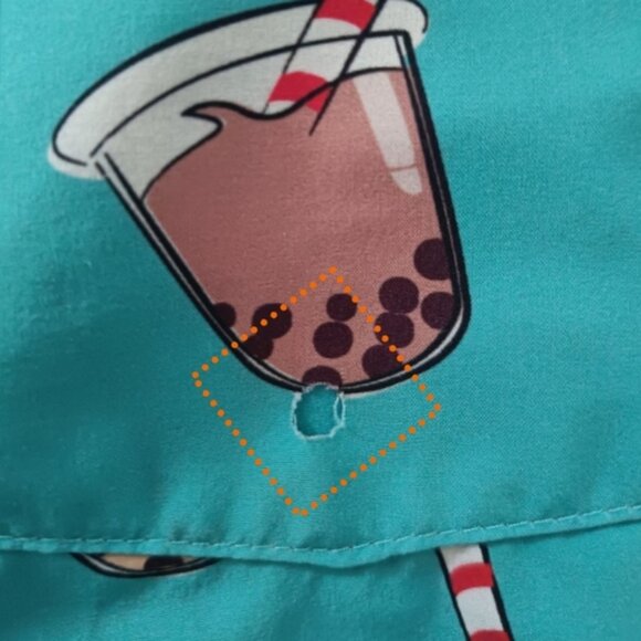 S🩳Mosmann David Jones Blue&Tan Bubble Tea Swim Short Trunks - Picture 8 of 8